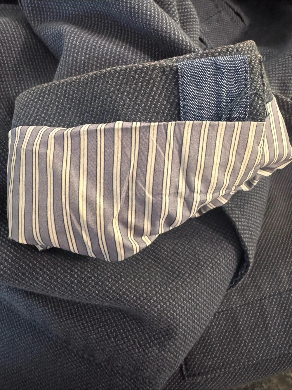 Joseph Abboud Blazer Size Small Blue Speckled Sport Coat Preppy 100% Cotton